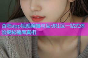 杏吧app视频编辑与互动社区一站式体验揭秘骗局真相